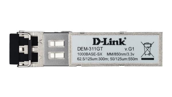 D-Link DEM-311GT module émetteur-récepteur de réseau Fibre optique 1000 Mbit/s SFP 850 nm