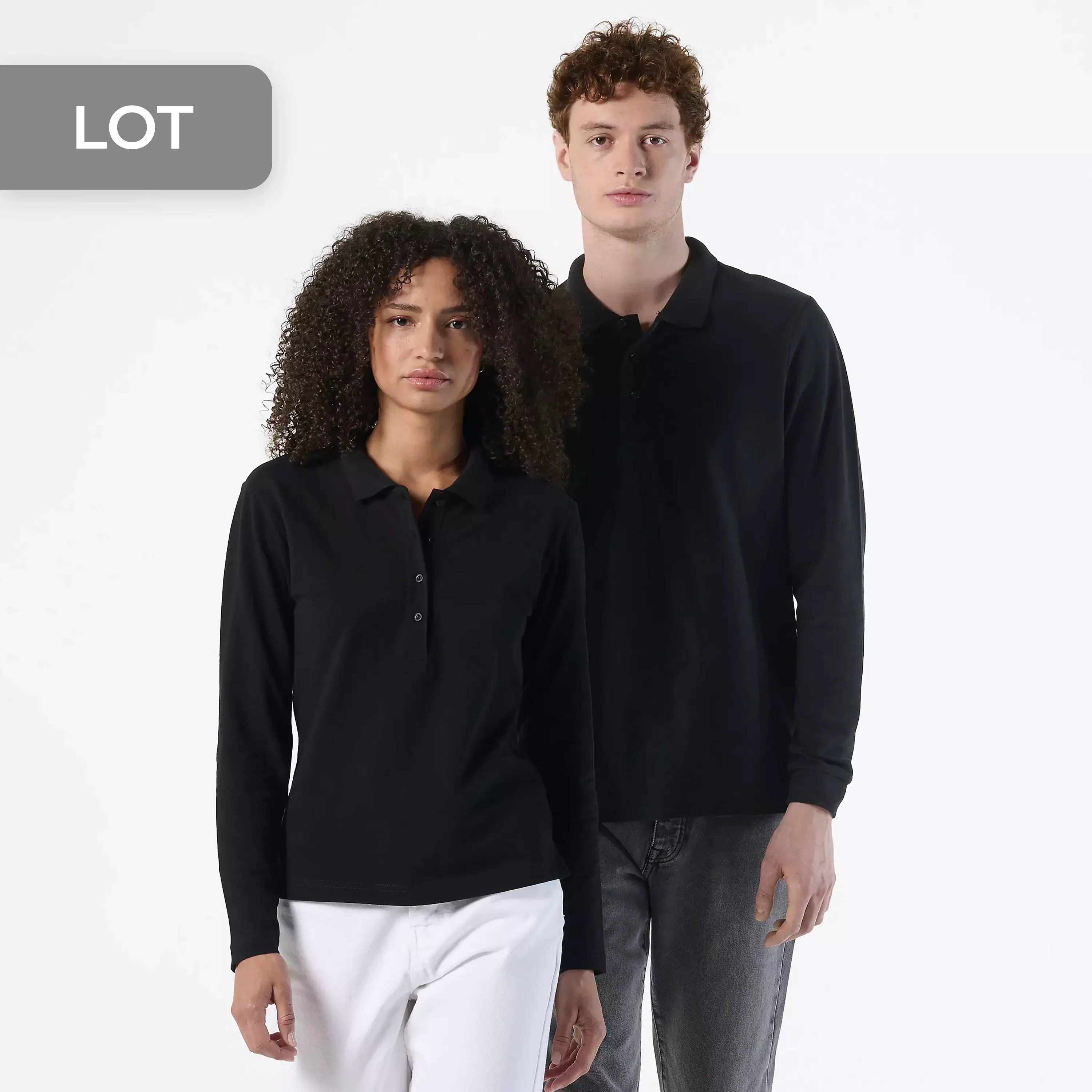 POLO MANCHES LONGUES PERSONNALISABLE