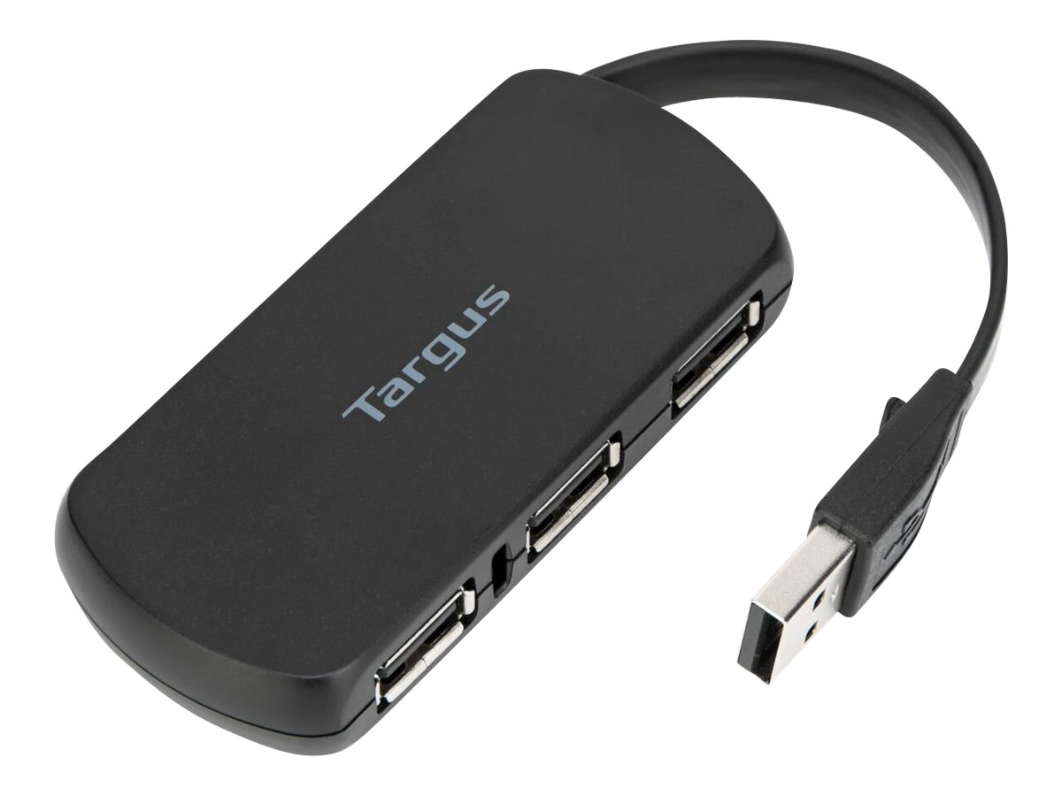 Targus ACH114EU interface hub USB 2.0 480 Mbit/s Black