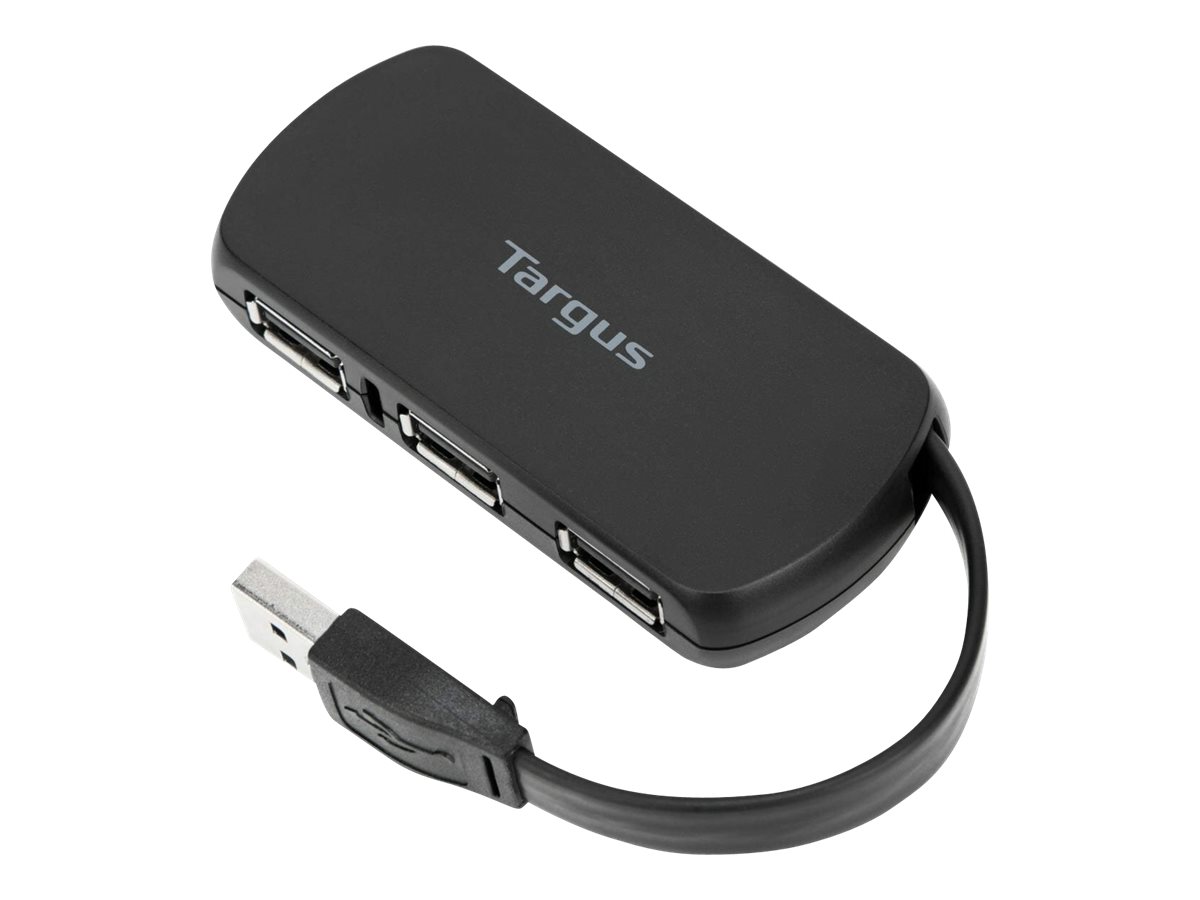Targus ACH114EU interface hub USB 2.0 480 Mbit/s Black