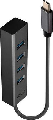 LINDY 4 Port USB 3.2 Type C Hub