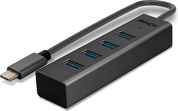 LINDY 4 Port USB 3.2 Type C Hub
