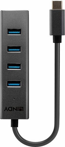 LINDY 4 Port USB 3.2 Type C Hub