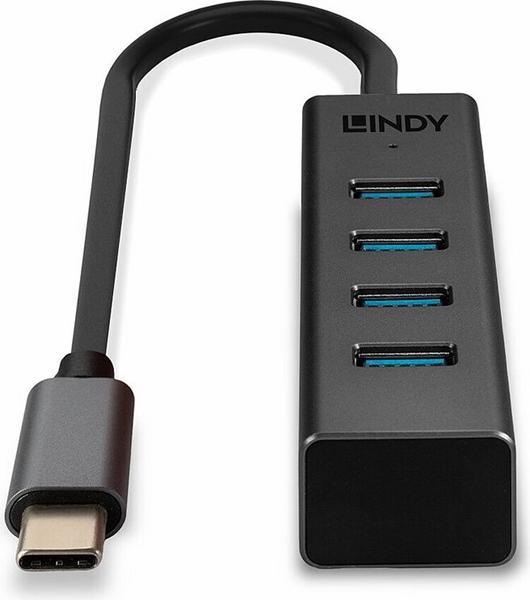 LINDY 4 Port USB 3.2 Type C Hub