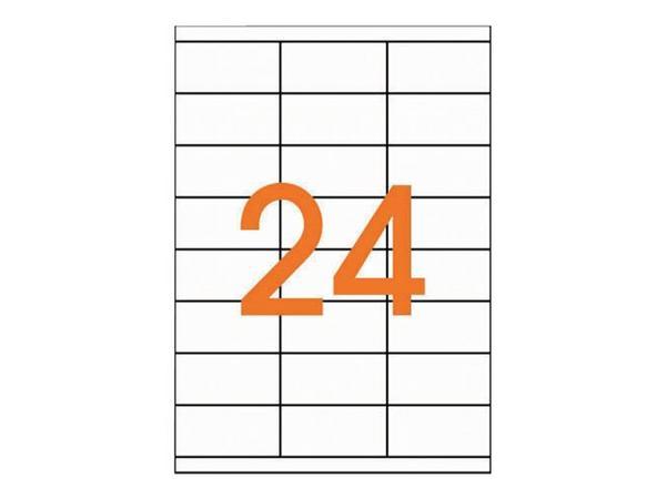 1 Boite de 100 Planches d'étiquettes multiusages 70x35 mm soit 2400 é