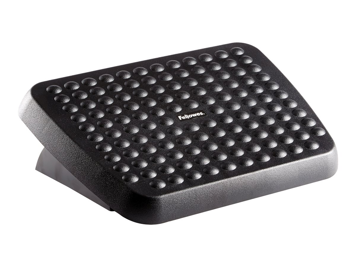 Fellowes Foot Rest Under Desk - Standard Foot Support Ergonomic Foot Rest with Textured Surface - Foot Rest Stool for Office & Home Use - Black