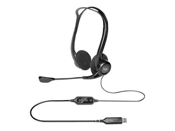 Logitech 960 Casque Avec fil Arceau Appels/Musique USB Type-A Noir