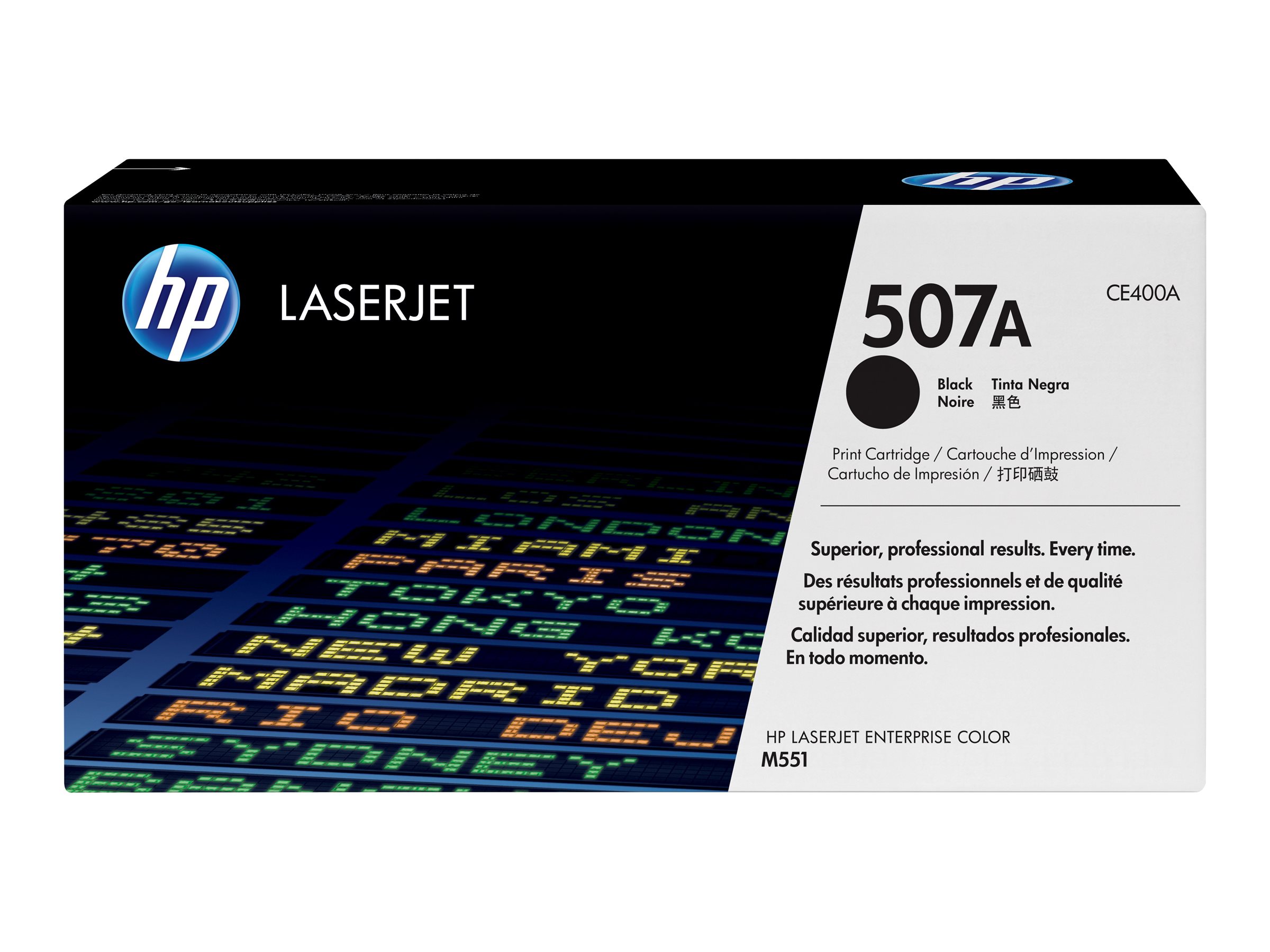 HP 507A Black Original LaserJet Toner Cartridge