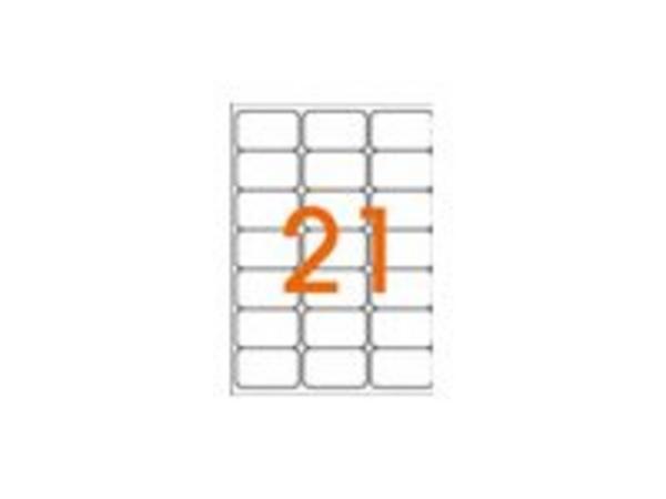 1 Boite de 100 Planches d'étiquettes A4 multi-usages soit 2100 étique