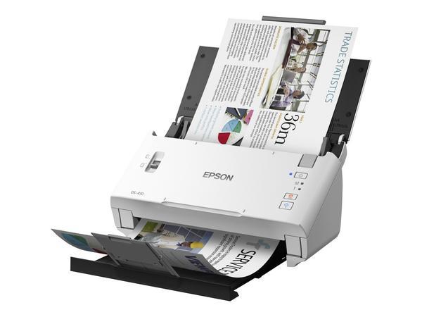 Epson DS-410 Alimentation papier de scanner 600 x 600 DPI A4 Noir, Blanc
