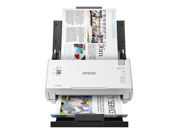 Epson DS-410 Alimentation papier de scanner 600 x 600 DPI A4 Noir, Blanc