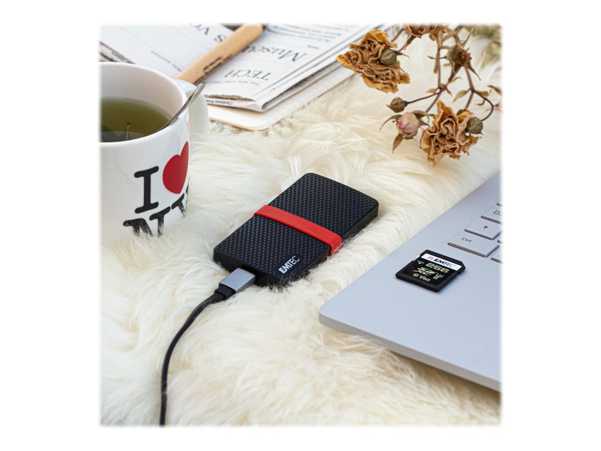 1 Disque dur externe SSD Emtec USB 3.1 -128Go