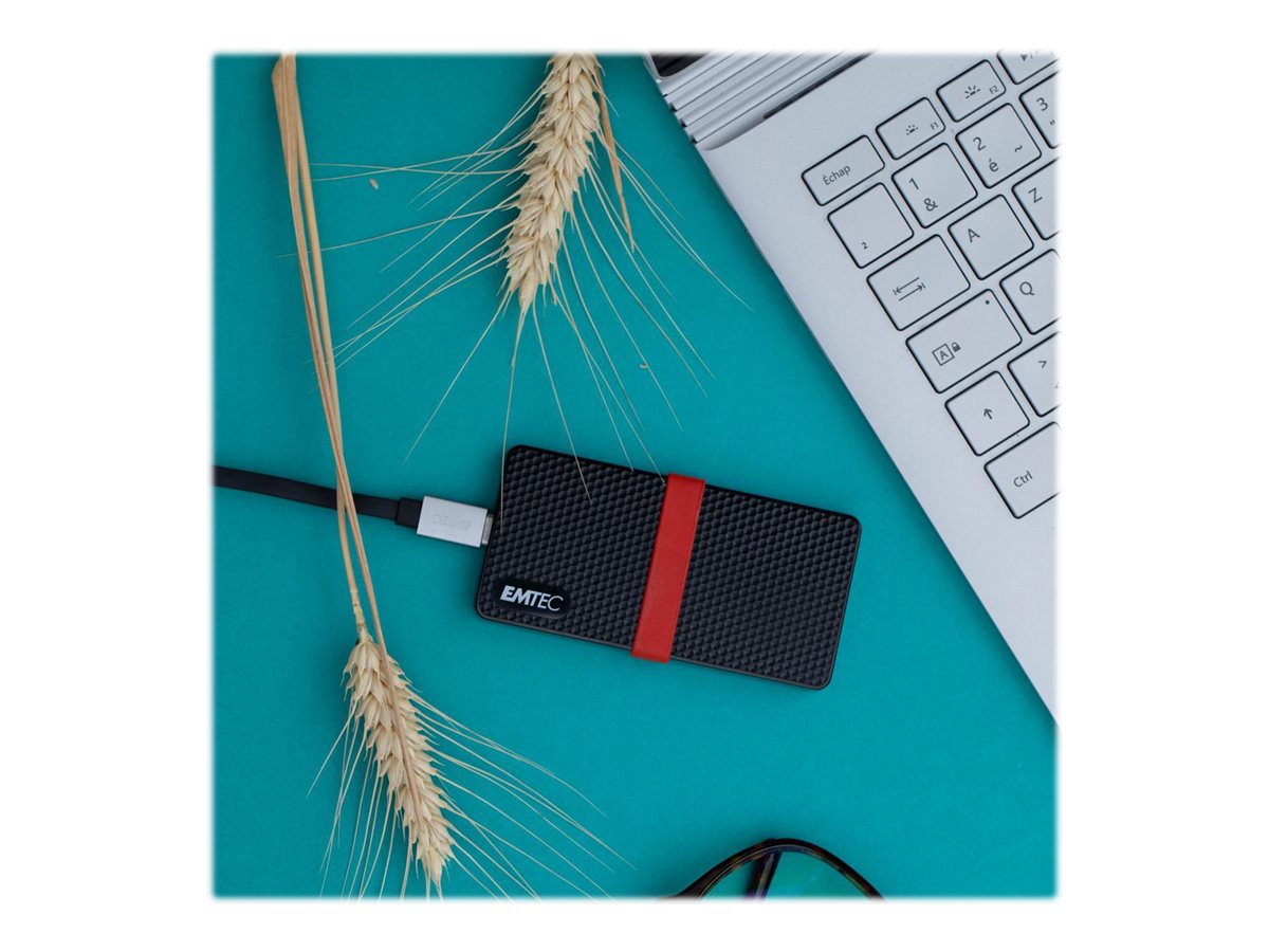 1 Disque dur externe SSD Emtec USB 3.1 -128Go