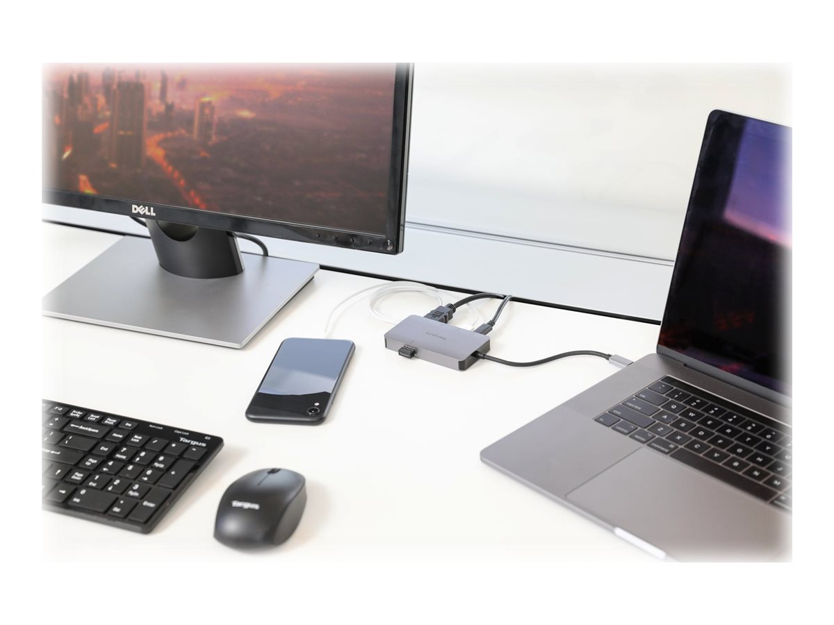 Targus DOCK419 Avec fil USB 3.2 Gen 1 (3.1 Gen 1) Type-C Gris