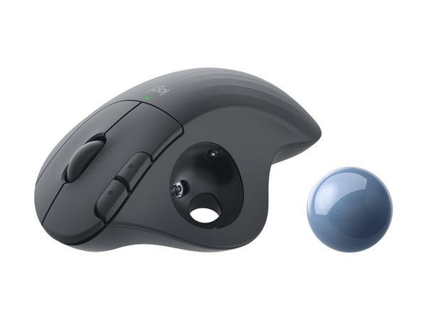 Logitech ERGO M575 for Business souris Bureau Droitier RF sans fil + Bluetooth Trackball 2000 DPI