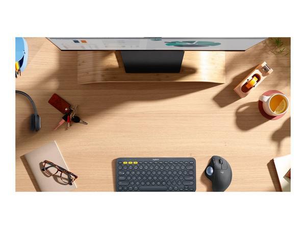 Logitech ERGO M575 for Business souris Bureau Droitier RF sans fil + Bluetooth Trackball 2000 DPI