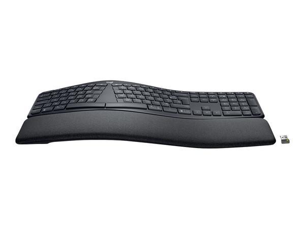 Logitech K860 for Business clavier Bureau Bluetooth AZERTY Français Graphite