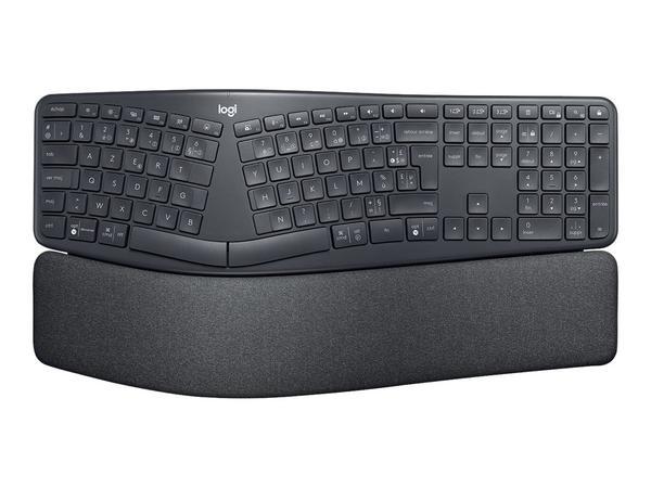 Logitech K860 for Business clavier Bureau Bluetooth AZERTY Français Graphite