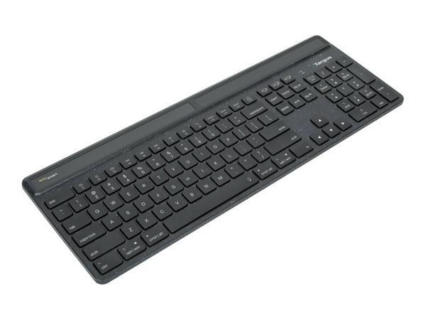 Targus Sustainable Energy Harvesting EcoSmart clavier Universel Bluetooth AZERTY Français Noir