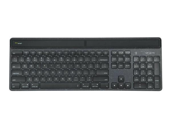 Targus Sustainable Energy Harvesting EcoSmart clavier Universel Bluetooth AZERTY Français Noir
