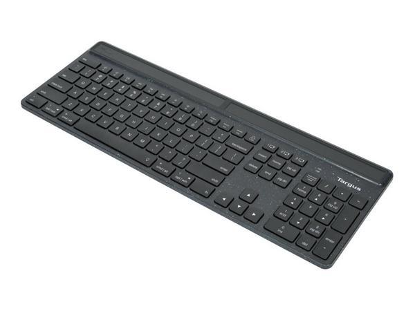 Targus Sustainable Energy Harvesting EcoSmart clavier Universel Bluetooth AZERTY Français Noir