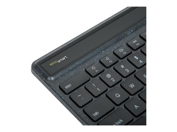 Targus Sustainable Energy Harvesting EcoSmart clavier Universel Bluetooth AZERTY Français Noir