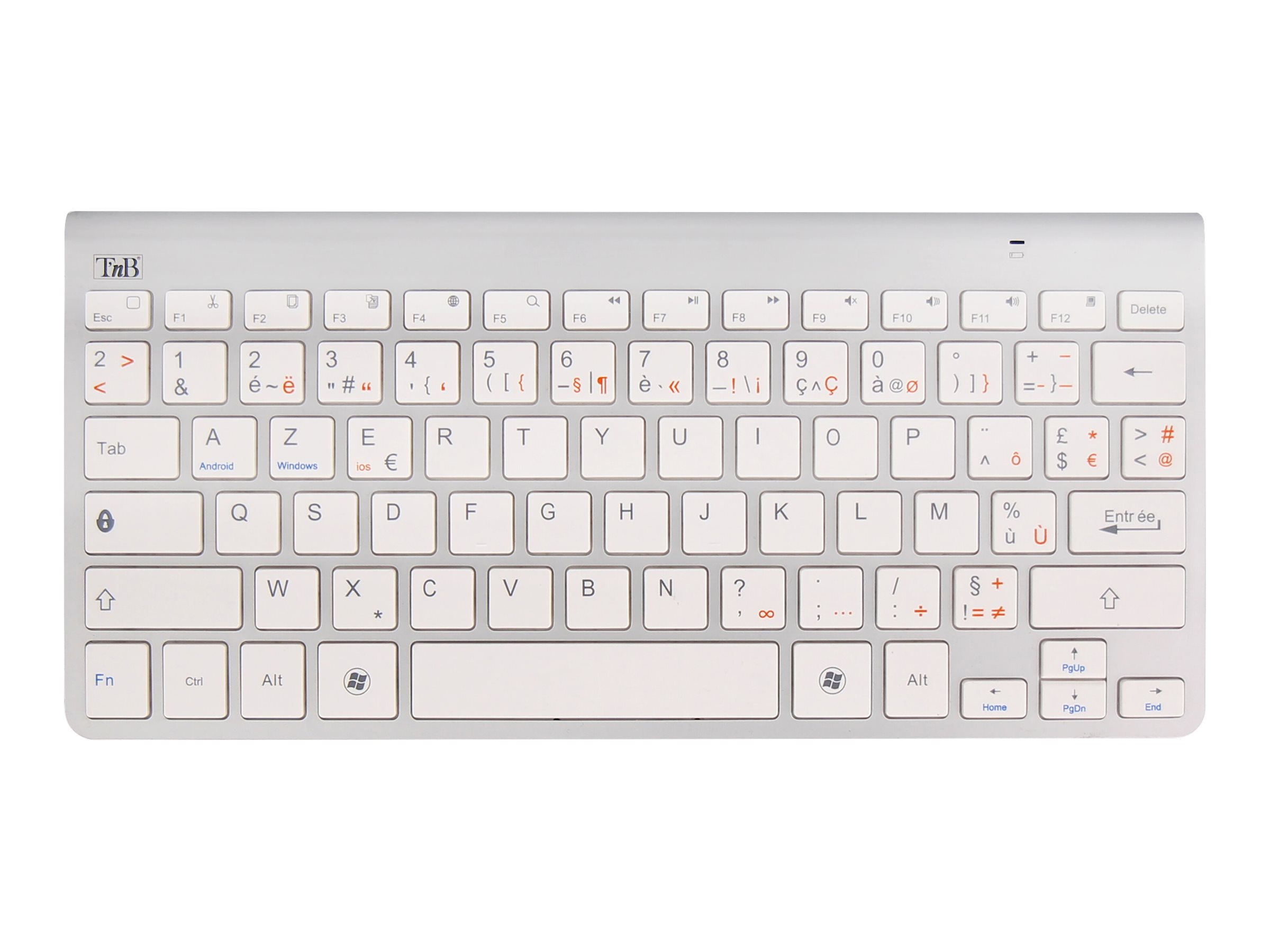 1 Clavier bluetooth 3.0 universel - blanc