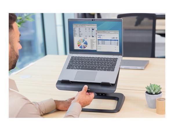 Fellowes Hana LT Laptop Support Black Supports de Laptop Noir 48,3 cm (19")