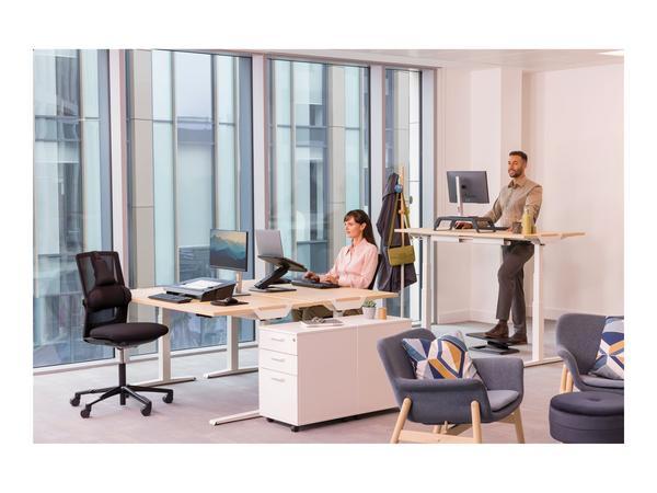 Fellowes Hana LT Monitor Support Black Noir