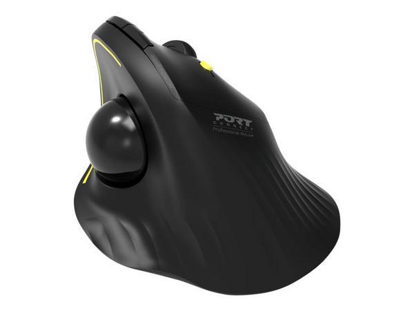 1 Souris sans fil Bluetooth rechargeableERGO Trackball - Noir