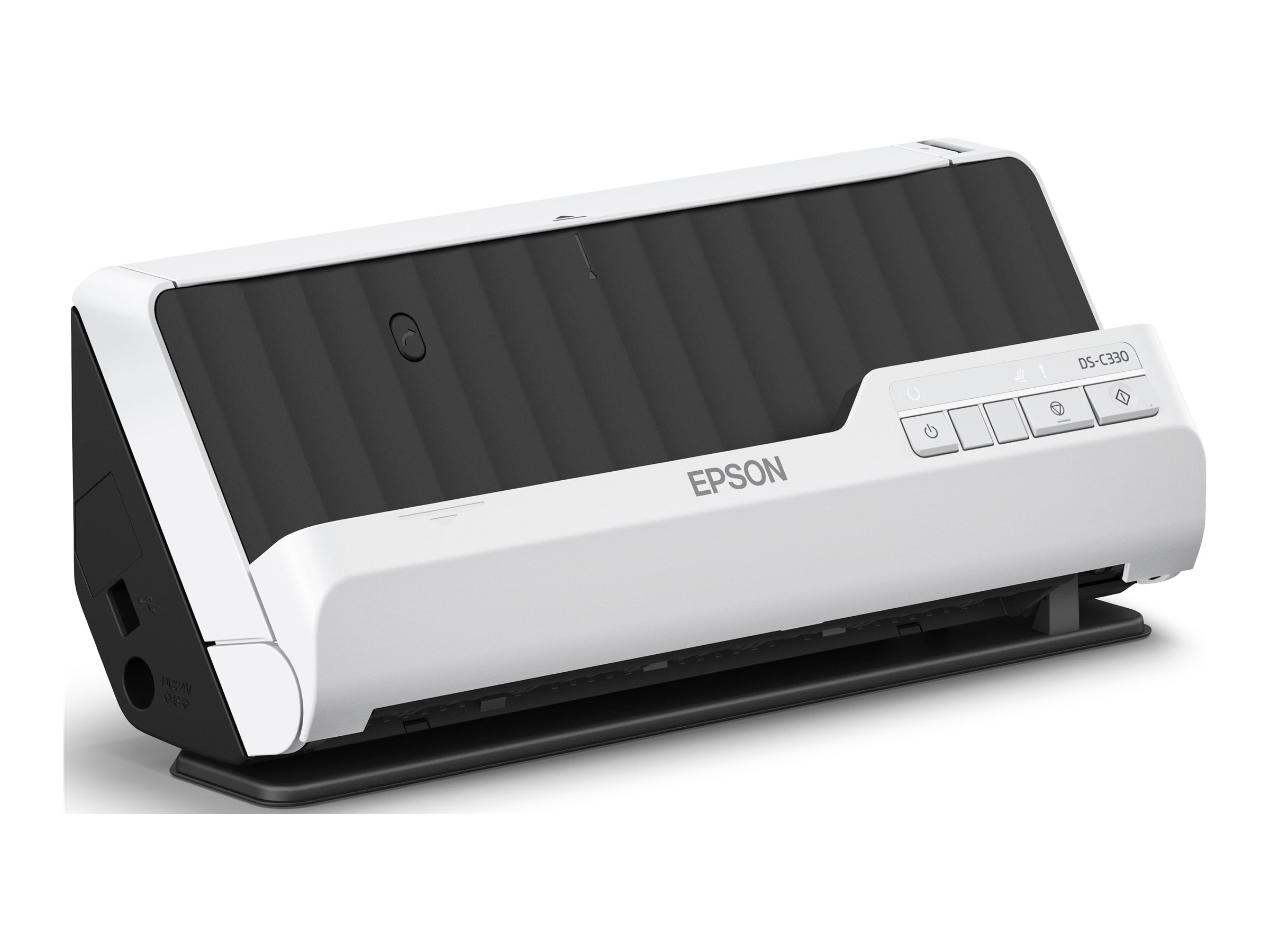 Epson DS-C330 Chargeur automatique de documents + Scanner à feuille 600 x 600 DPI A4 Noir, Blanc