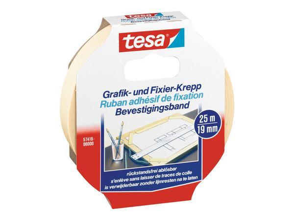 1 Adhésif TESA KREPP 25mx19 mm - spécialart graphique- sans solvant