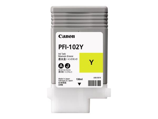 1 Cartouche CANON PFI102Y jaune