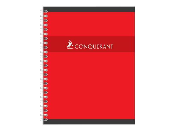 1 Cahier spirale Conquérant 70g, 17X22, Seyes, 180 pages