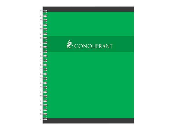 1 Cahier spirale Conquérant 70g, 17X22, Seyes, 180 pages