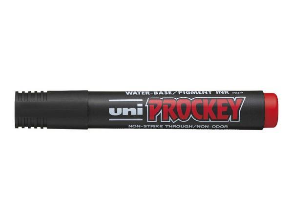 1 Etui de 4 Marqueurs permanents UNI BALL PROCKEY PM 122 pointe ogive