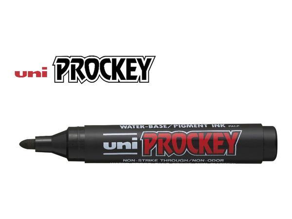 1 Etui de 4 Marqueurs permanents UNI BALL PROCKEY PM 122 pointe ogive