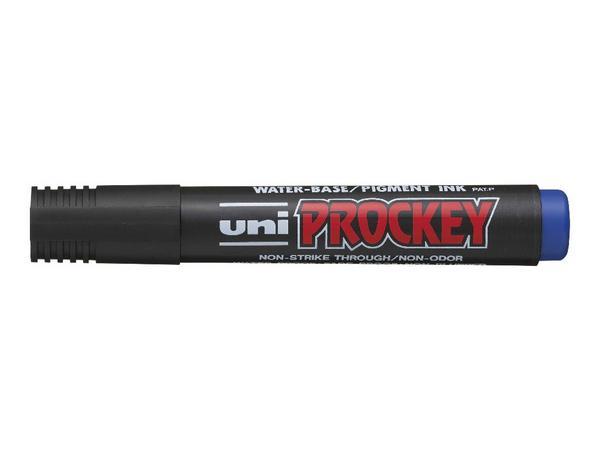 1 Etui de 4 Marqueurs permanents UNI BALL PROCKEY PM 122 pointe ogive