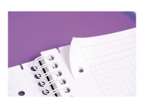 1 Cahier spirale Evolutiv A4+ 240p, 5x5,+ 3 intercalaires