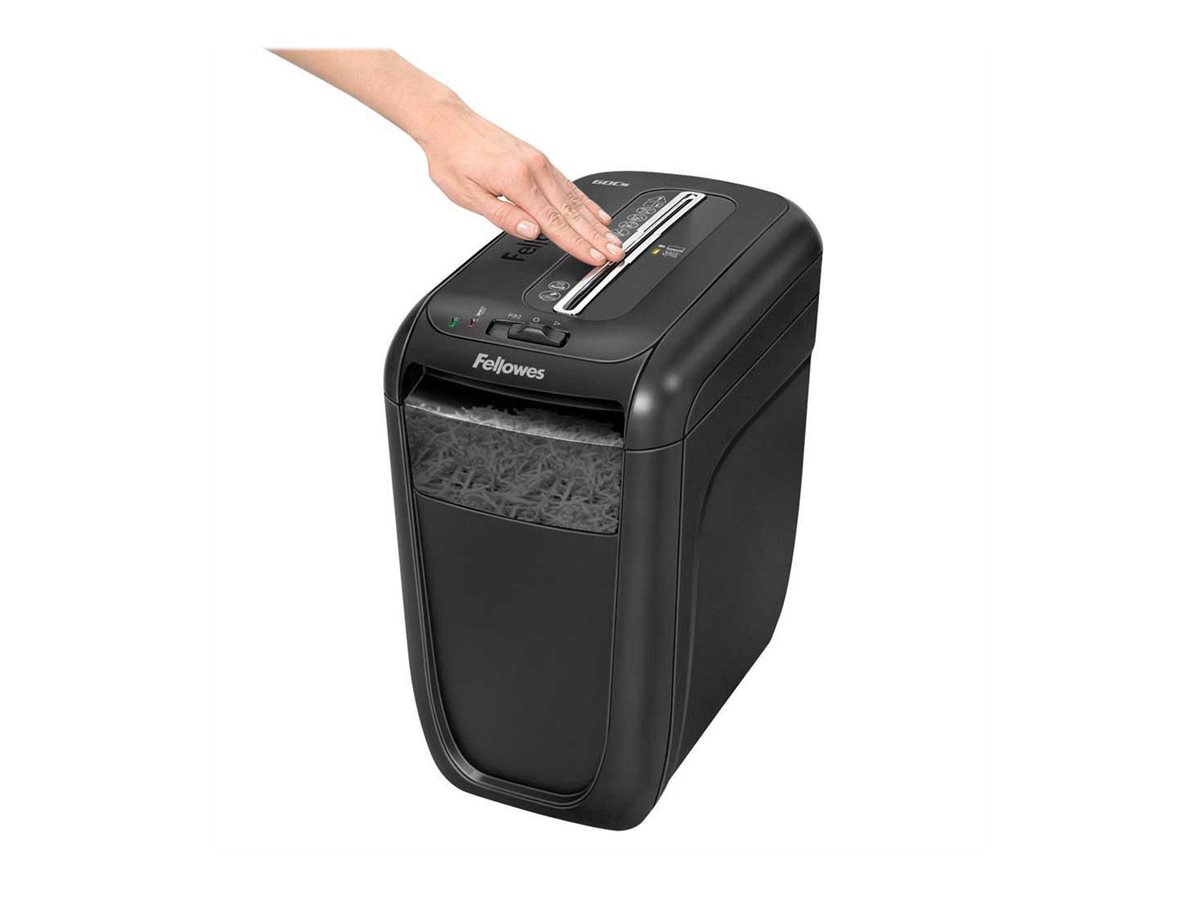 1 Destructeur FELLOWES 60Cs 22L coupe croisée 10 feuilles