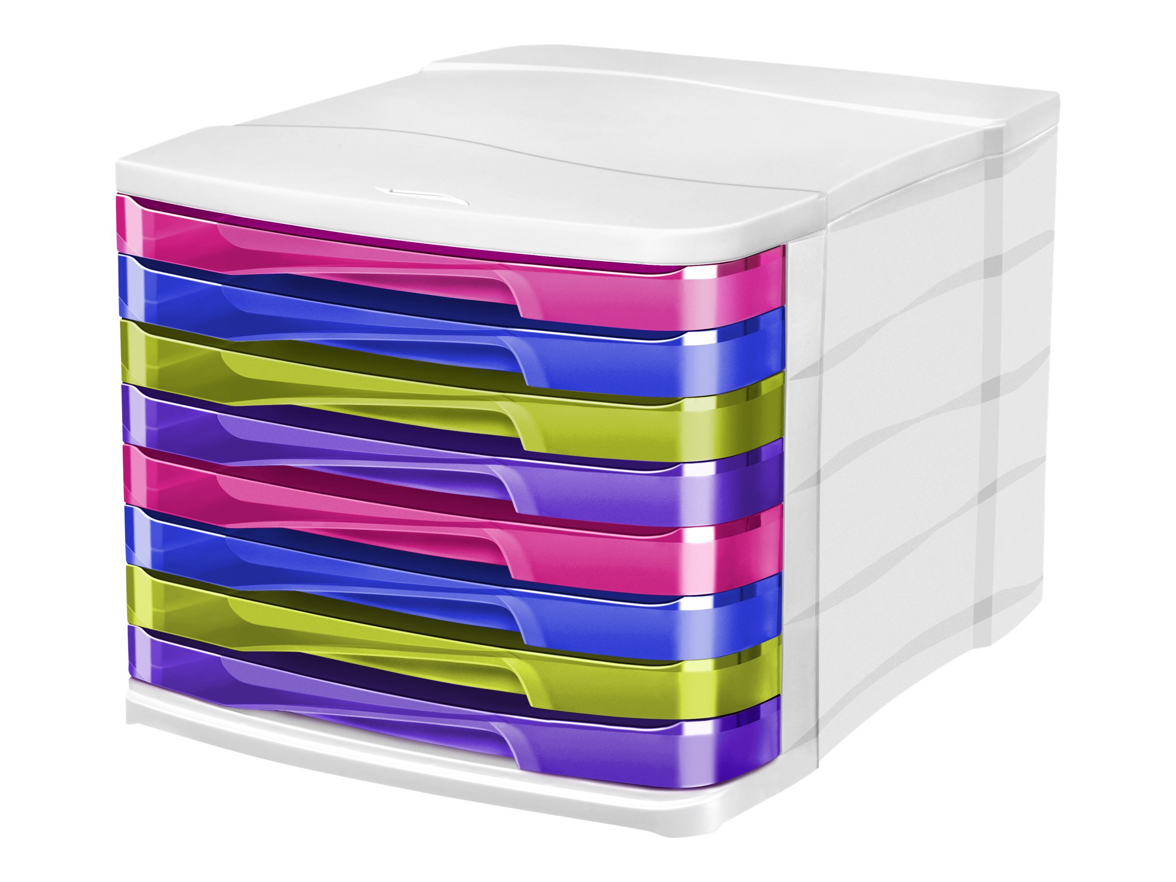 1 Module de classement 8 tiroirs ISIS CEP multicolore