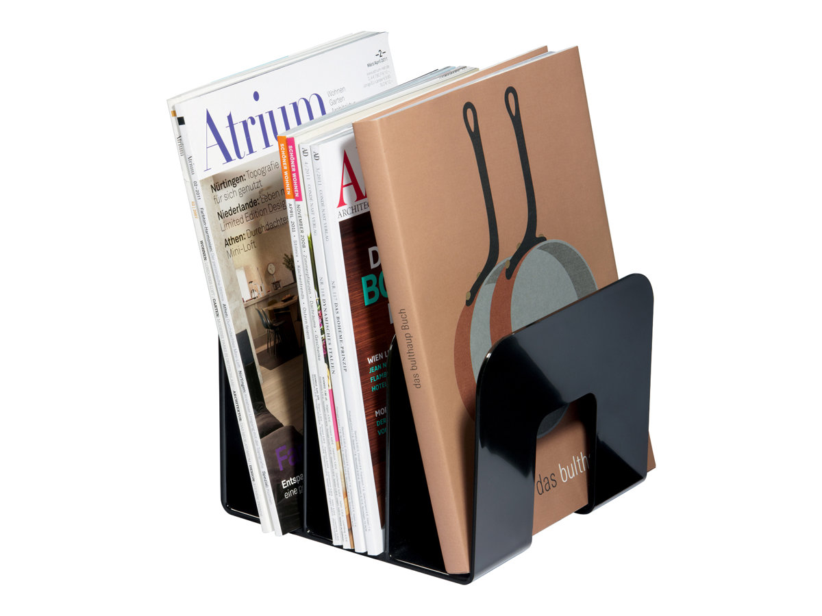 1 Carton de 2 Trieurs 3 compartiments en plastique noir (lot de 2 )