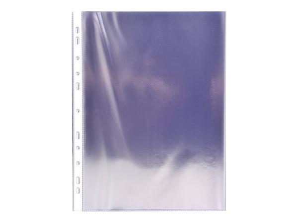 1 Boite de 100 Pochettes perforées EXACOMPTA PVC 8/100ème