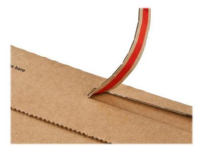 1 Lot de 20 Pochettes d'expédition carton ondule brun 235x340x35 mm