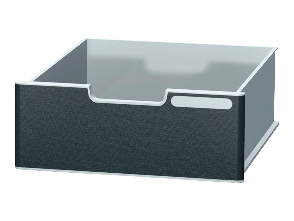 1 Tiroir jumbo 10,8 cm avec fronton griset porte-étiquette intégré