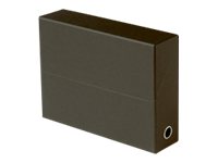 1 Boîte de transfert toilée dos 9 cm noire