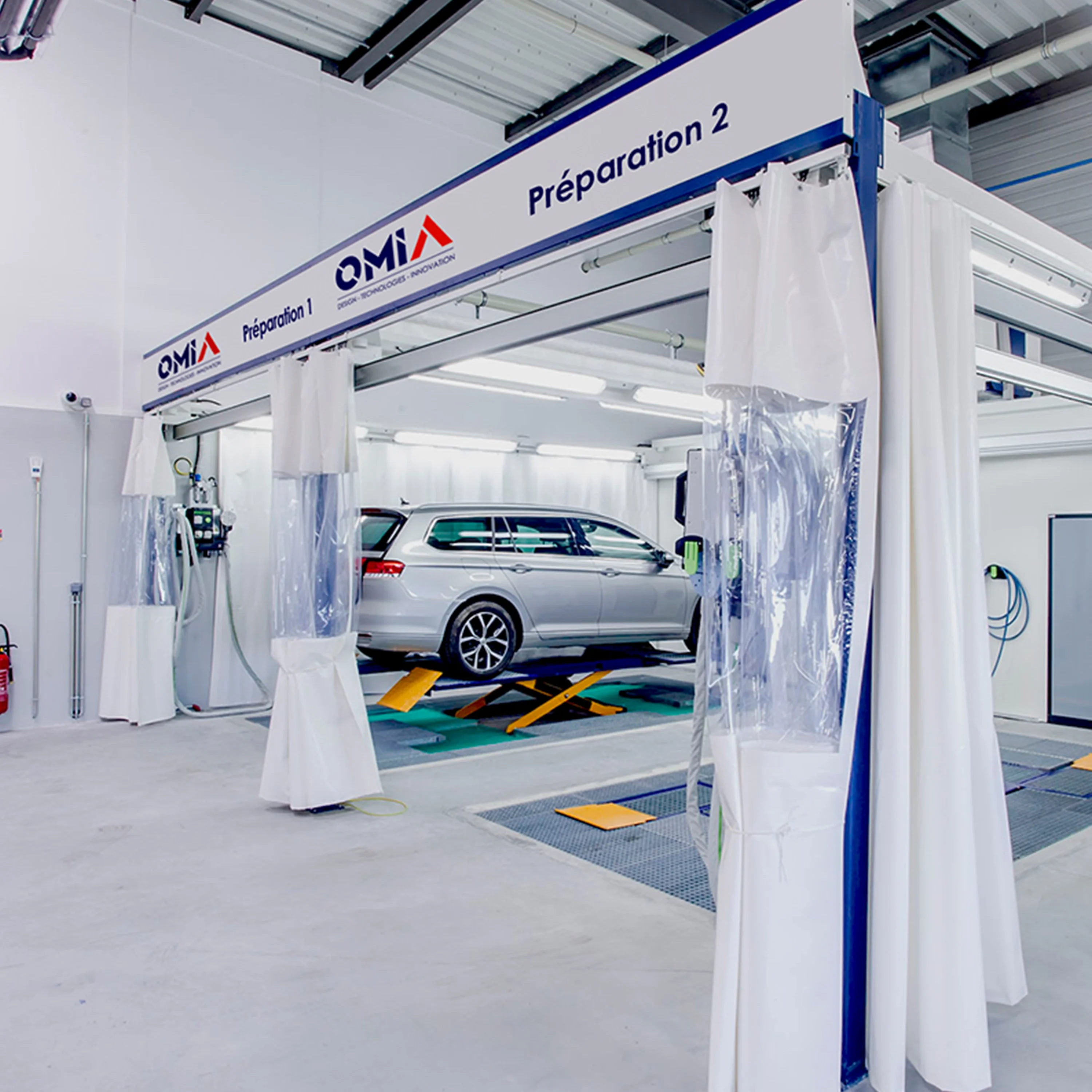 AIRE DE PREPARATION PEINTURE