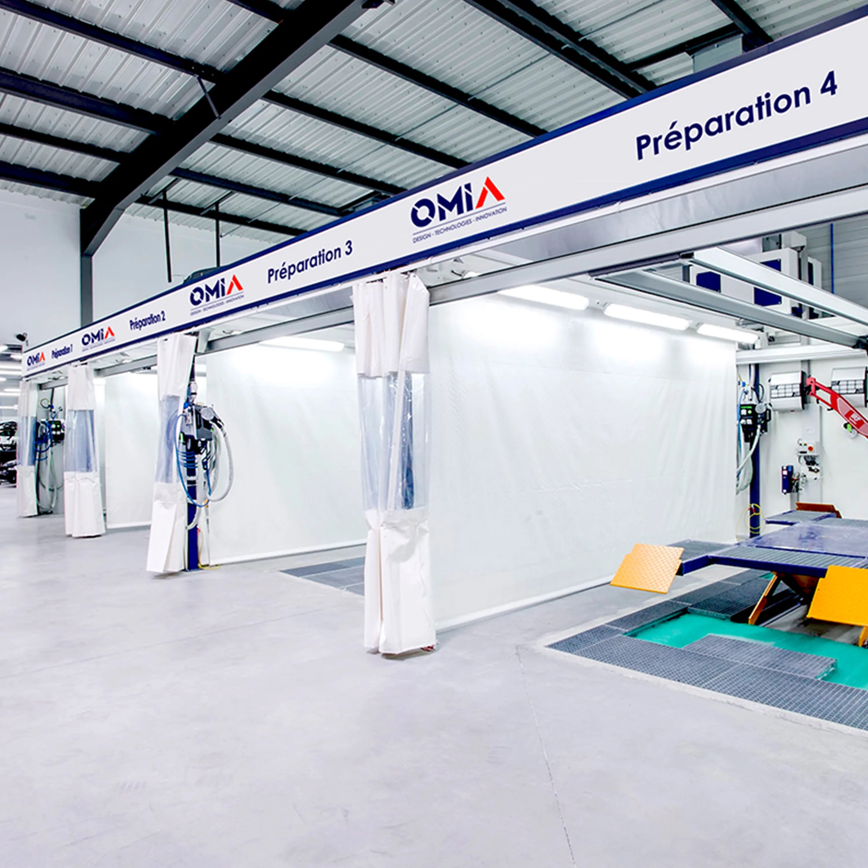 AIRE DE PREPARATION PEINTURE