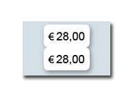 1 Rouleau d'étiquettes LabelWriter 13X25mm DYMO