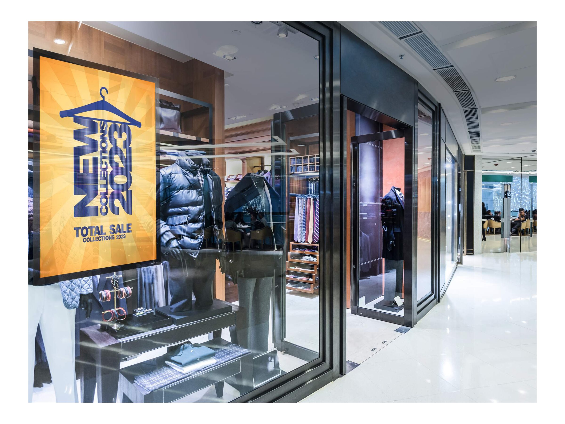 1 Pochette adhésive de signalisation Duraframe - A2 - cadre Noir